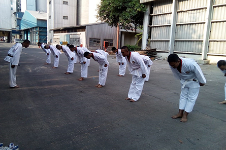 Pelatihan Beladiri-Taekwondo Satpam GBN