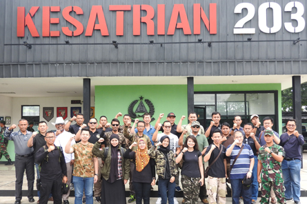 Garda Bhakti Nusantara - Silaturahmi dengan para pelaku usaha bersama PT. GBN dan Yonif Mekanis 203 - AK